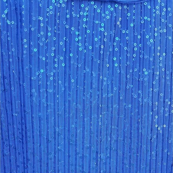 Max Studio | Sequin Tank Top Blouse Blue XS - Picture 3 of 8